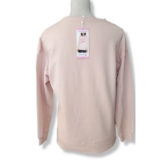 Wildfox But First Cocktails Sweatshirt S M NWT NEW - Picture 4 of 8